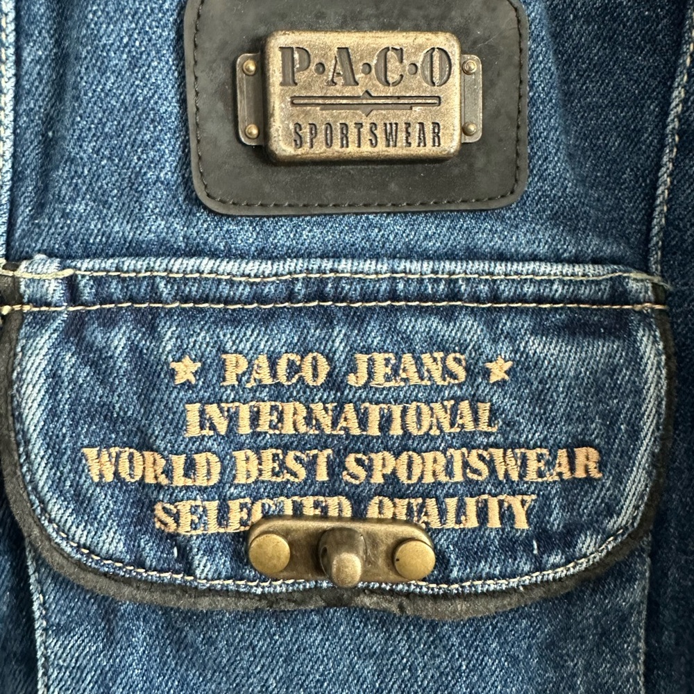 VINTAGE ▪️PACO JEANS Utility Jacket - Picture 3 of 9
